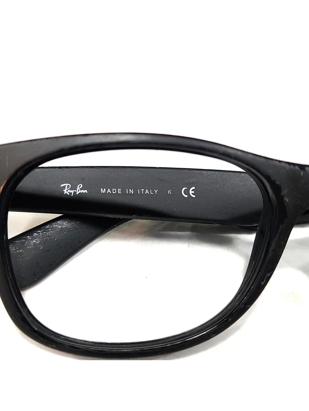 Ray Ban RB2132 622 No Lenses Large Black New Wayfarer Sunglasses Frame 55-18